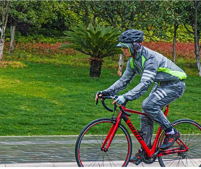 ROCKBROS Велоспортные Джерси плащ Водонепроницаемый дышащий MTB дорожная велосипедная куртка анти-пот унисекс Велосипедная форма оборудования