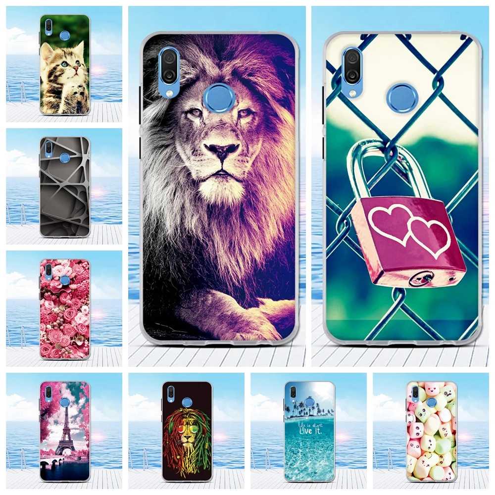 

Case For Huawei Honor Play Soft Silicone Phone Case For Honor 10 Play Fashion Patterned Shell For Honor Play COR-L29 TPU Coque