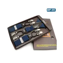 Модные подтяжки для мужчин Y Форма кожа 6 зажимы подтяжек Suspensorio мотобрюки брюки для девочек ремень 3,5 см* 125 дропшиппинг YS010