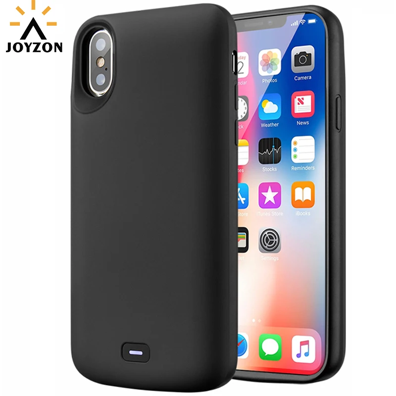 New For iPhone X Power Bank Case 5000mAh Rechargeable Battery Charger