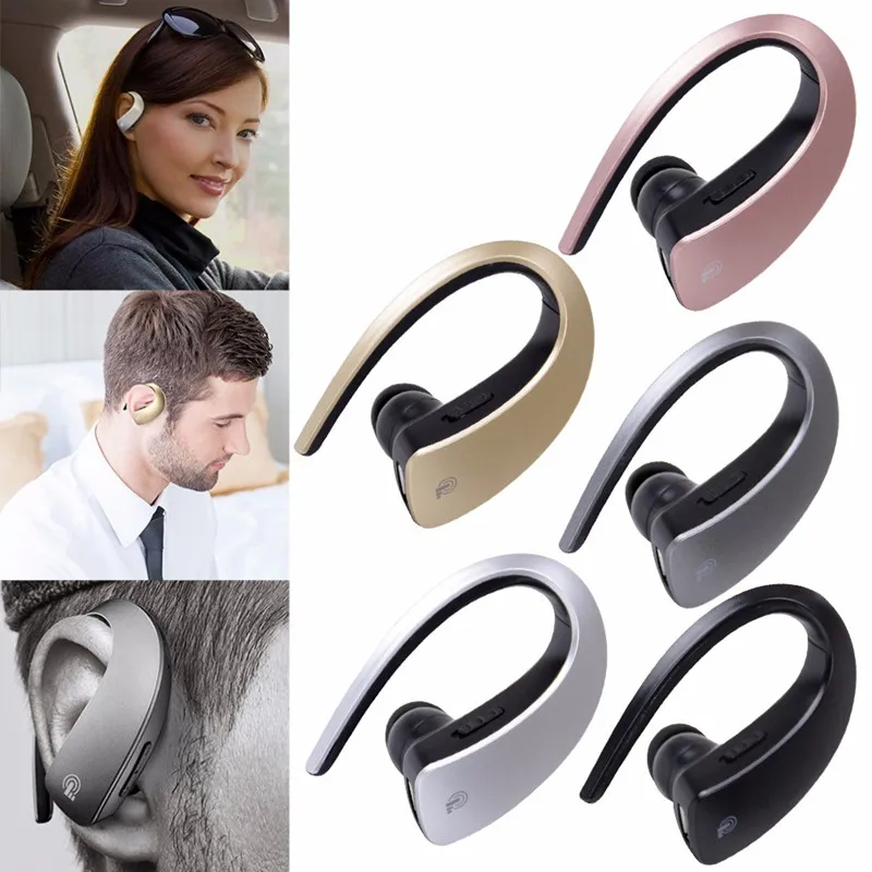 Беспроводные наушники Bluetooth гарнитура спортивные стерео с крючком голосовое