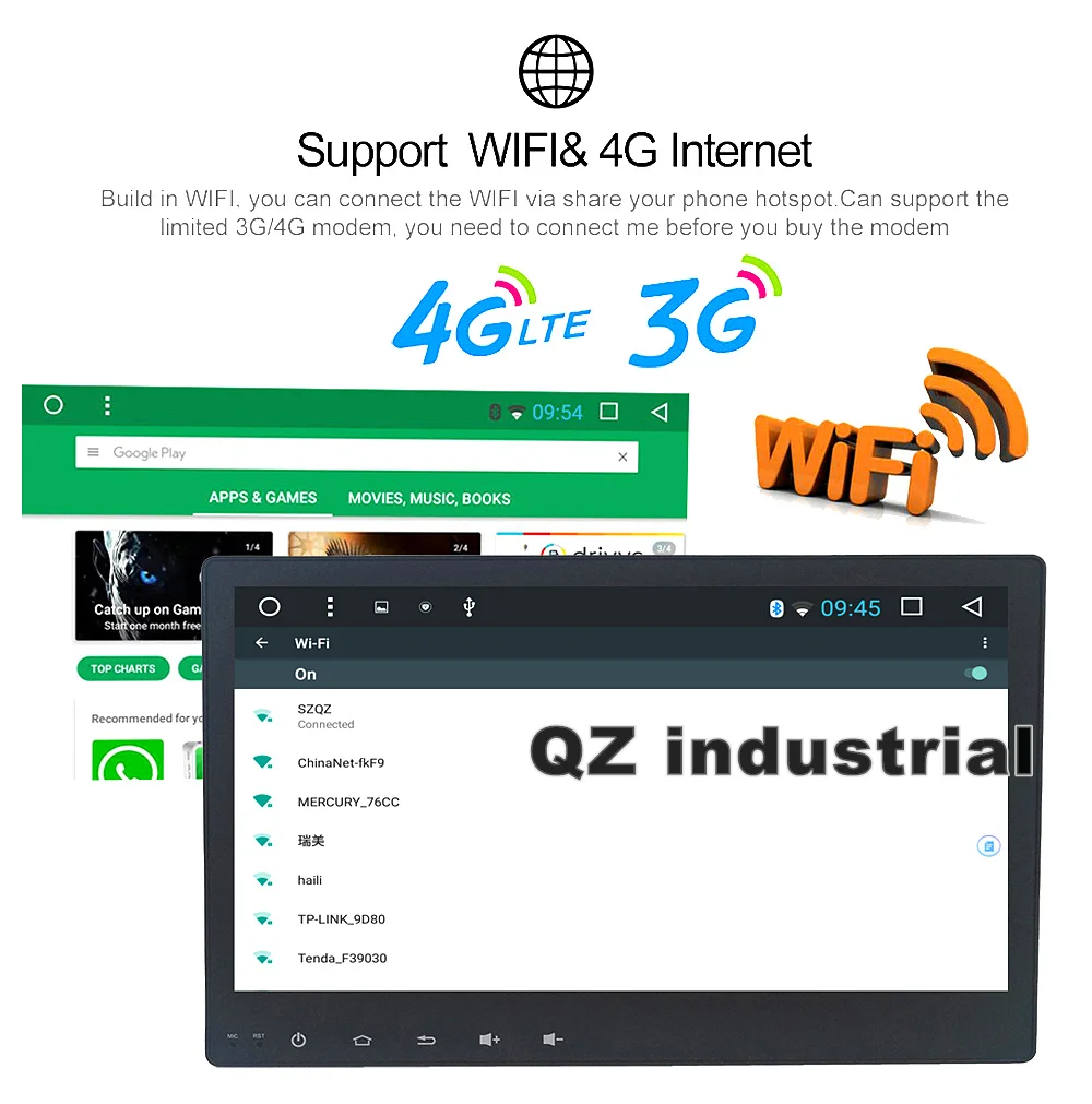 Flash Deal QZ industrial HD 8inch Android 8.1 T3 for Toyota Hilux Car DVD player with 3G 4G WIFI GPS Radio BT Navigation SWC Stereo RDS Map 11