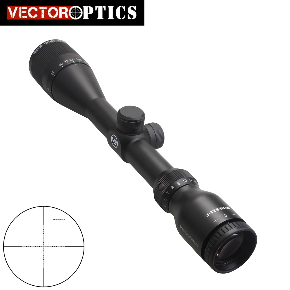 Vector Optics Outback 3 12x40AO 1 &quotРегулируемый прицел фокус для охоты 223 5 56 мм 7 62 мм. 308