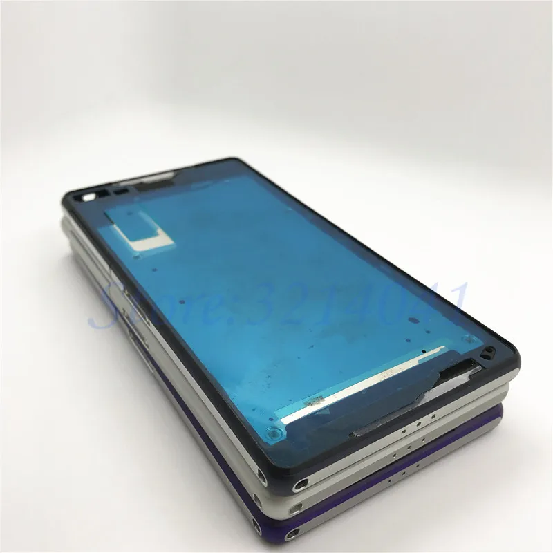 Запасная Передняя средняя рамка для Sony Xperia Z2 L50w D6503 D6502 передняя среднего ЖК
