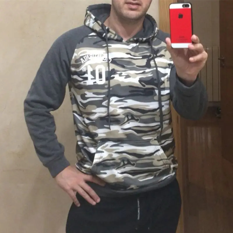  Men Camouflage Hoodies 2019 New Brand Male Military Printing Pullovers Sweatshirts Man Casual Hoode