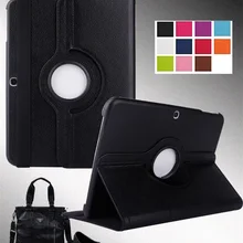 Умный чехол с поворотом на 360 градусов для samsung Galaxy Tab 4 10," T530 T531 T535, чехол из искусственной кожи, откидная подставка, чехол для планшета