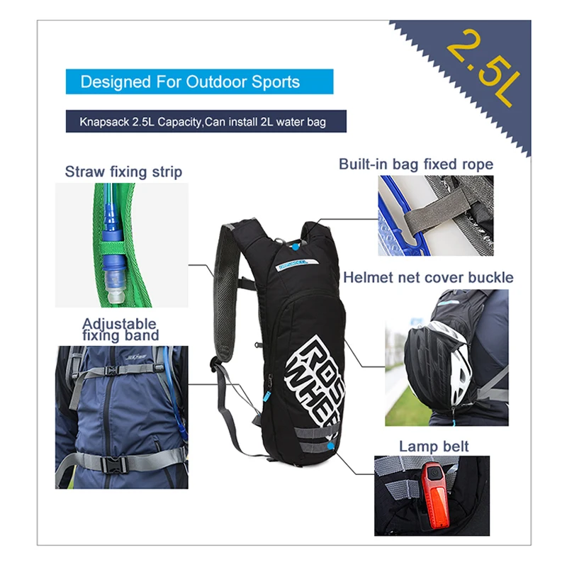 para bicicleta de montaña, bolsa de agua de 2,5l, 2 colores, para deportes al aire libre - AliExpress y entretenimiento