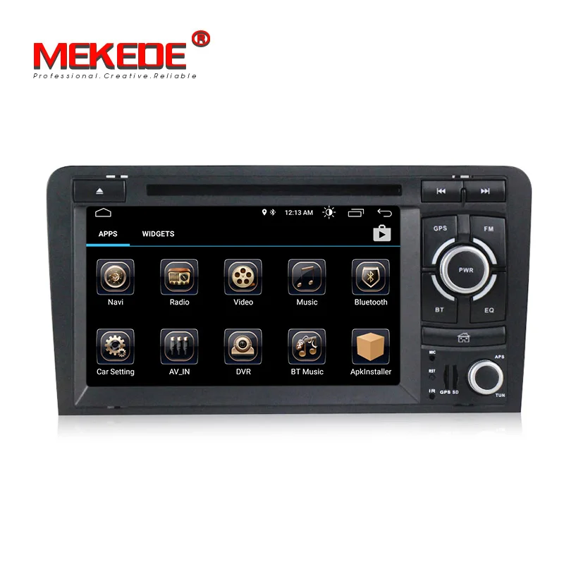1024X600 Android 8,1 2 din dvd del coche de navegación gps para Audi A3 S3 2003-2013 la radio del coche REPRODUCTOR DE PANTALLA TÁCTIL multimedia aoturadio