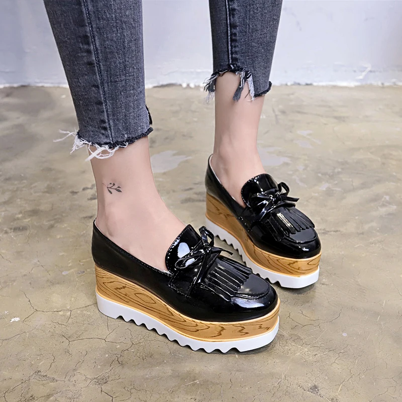 women's platform casual shoes