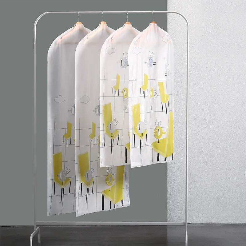 

Clothing Covers Garment Suit Dress Jacket Clothes Coat Dustproof Cover Protector Clear Suit Bag Moth Proof Garment Dust Bags