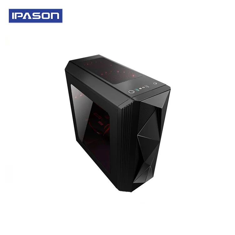  6-Сore Intel Gaming PC IPASON P7 Power 8th Gen i7 8700 DDR4 8G/16G RAM/GTX1660 6G/1T+120G Barebone 