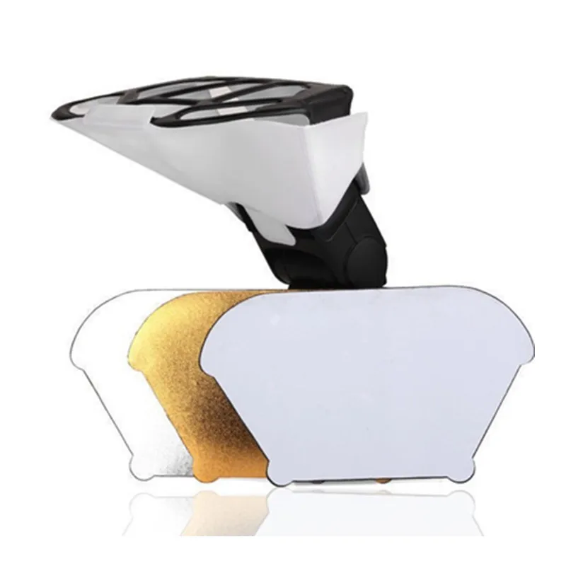 

Universal Speedlight Flash Diffuser/Softbox Honeycomb Grid&Tri-Color Reflector Free Shipping for Canon Nikon Yongnuo YN-560 III