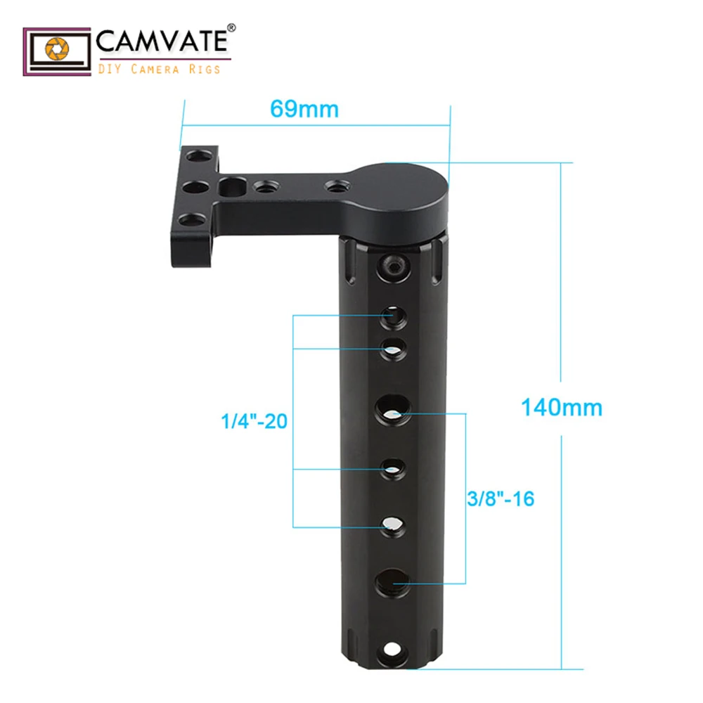 CAMVATE DSLR видеокамера с верхней ручкой для BMCC Black Magic Cinema Camera Top Plate C1105 аксессуары
