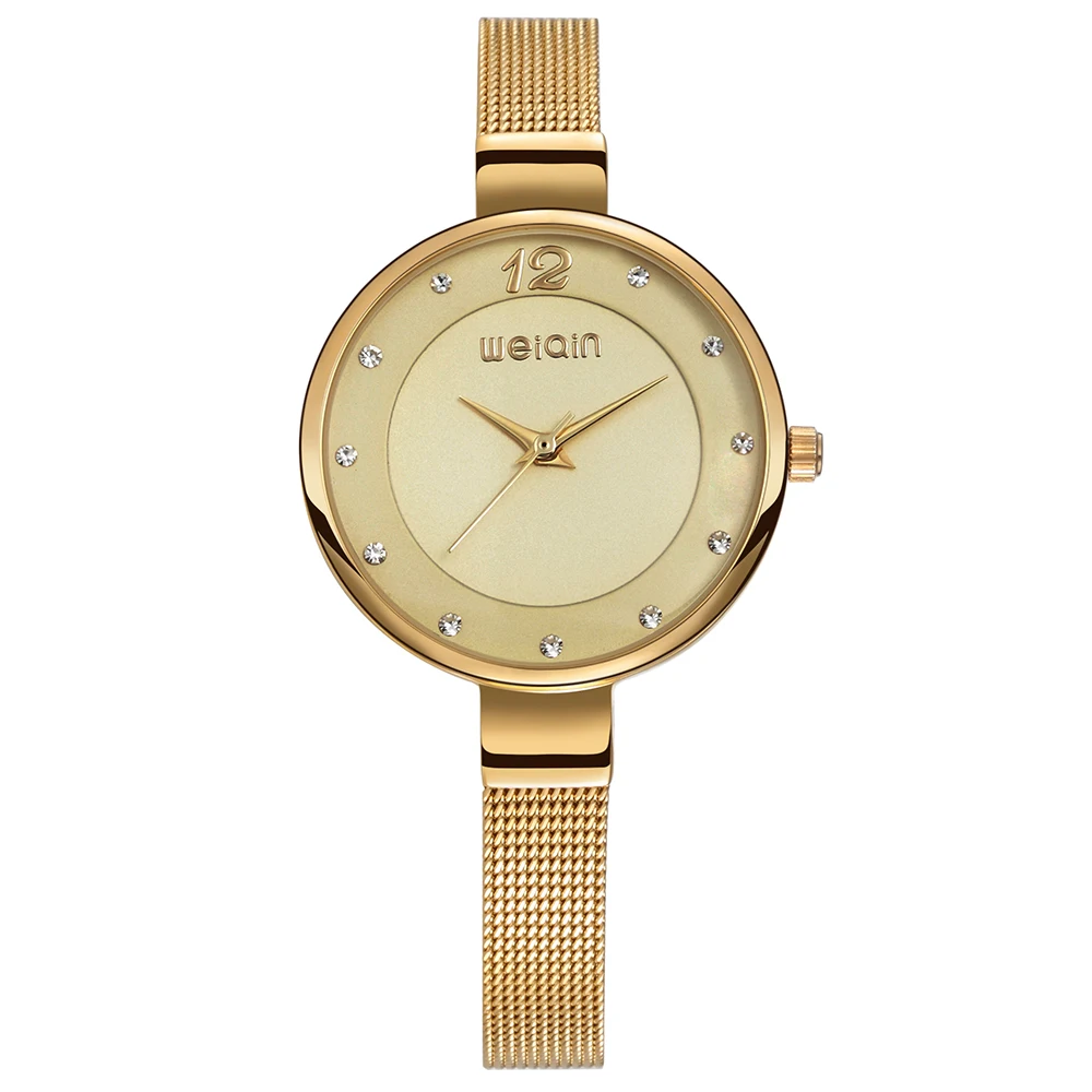

WEIQIN Drilling Scale Quartz women watch Waterproof Luxury Fashion Female Wristwatch Luxury dress waches for woman