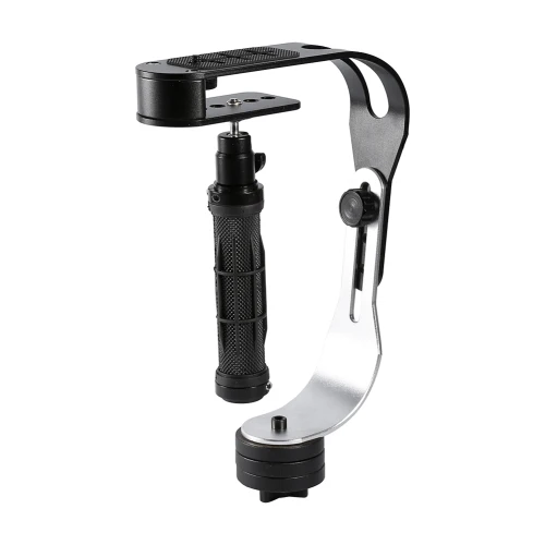 Silver Металлический Ручной Стабилизатор универсальный для Gopro DSLR SLR цифровой камеры Спорт DV алюминиевый estabilizador de камера для Feiyu - Цвет: Silver