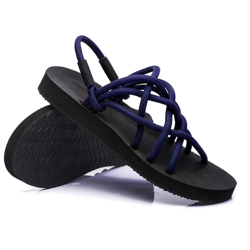VAUN/уличные сандалии; кроссовки; пара; водонепроницаемая обувь; дышащая пляжная обувь для бассейна; обувь для плавания на шнурках; обувь для дайвинга; быстросохнущая модная обувь - Цвет: Королевский синий