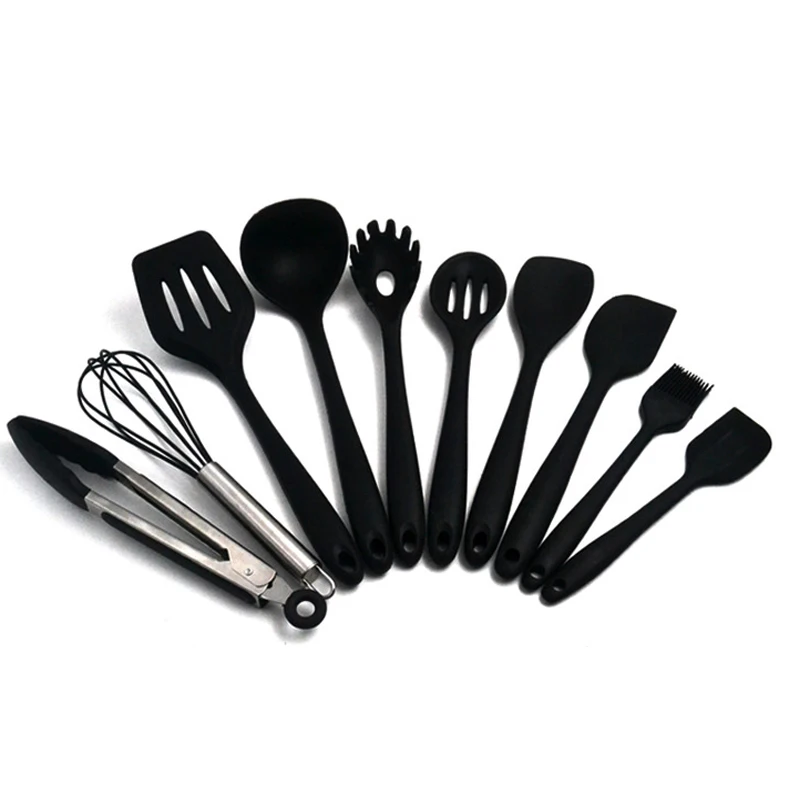 

Spoon Spatula Ladle Egg Beaters Utensils Dinnerware Set Cooking Supplies Kitchen Silicone Non-stick Cooking Tools Accessories