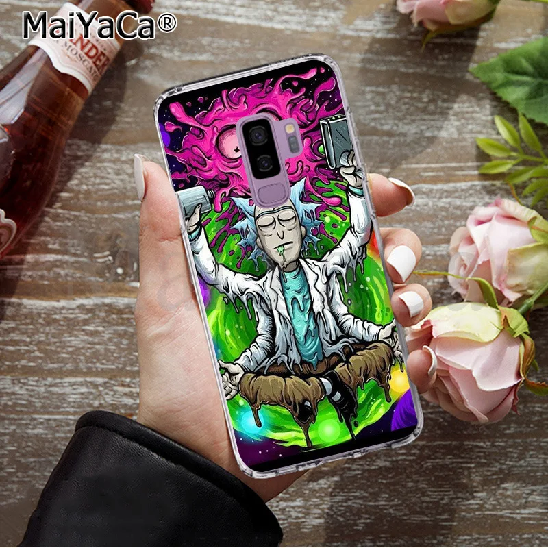 Роскошный Уникальный чехол MaiYaCa Pickle Рик и Морти для samsung S9 S9 plus S5 S6 S6edge S6plus S7 S7edge S8 S8plus - Цвет: A9