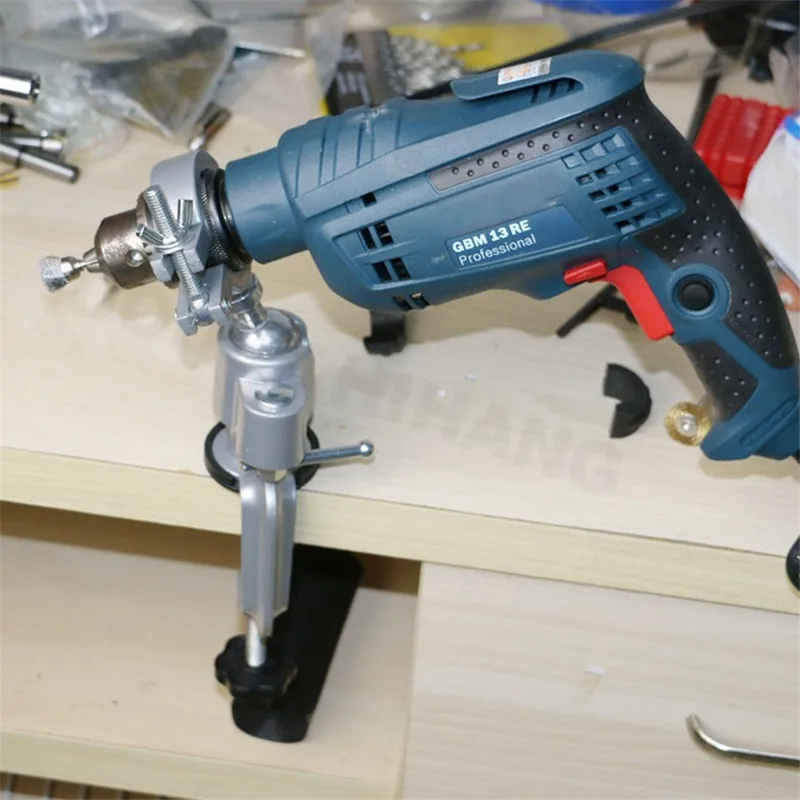 1PC Grinder Accessory Electric Drill Stand Holder Electric Drill Rack Multifunctional Bracket Used For Dremel Power Tools DAH026 (5)
