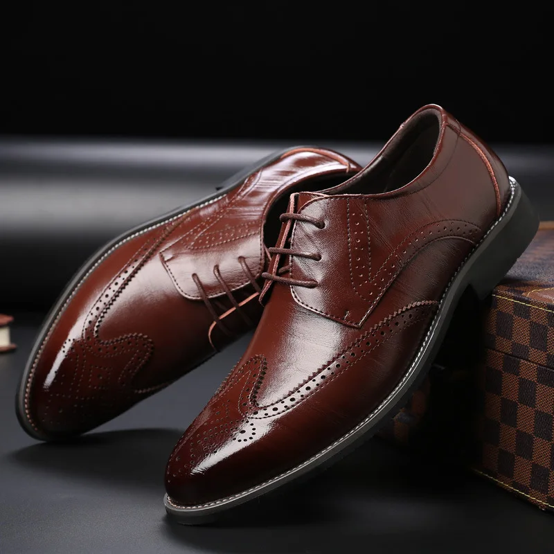 De Robe D'affaires En Black Oxford Mariage yellow Dentelle Cuir Chaussures 48 Hommes Pointu M Up Bullock brown Mode Bout Taille 38 blue anxiu Occasionnels 4t8Z7Z