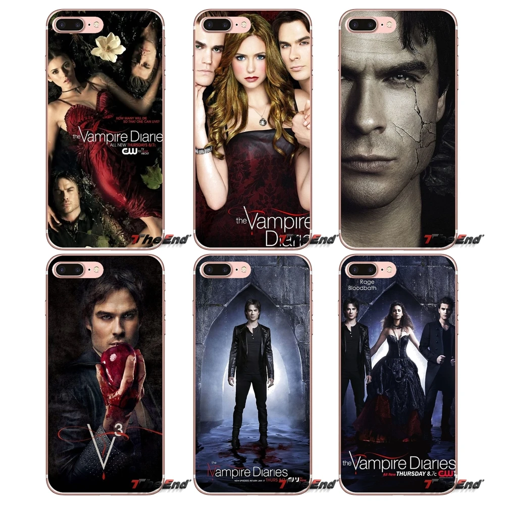 

For Huawei Honor 5A LYO-L21 Y6 II Compact Y5 2 Y5II Mate 10 Lite Nova 2i 9i Fundas the Vampire Diaries Damon Salvatore TPU Cover