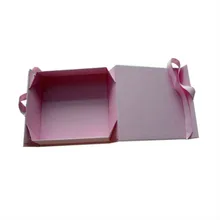 Пользовательские Новогодняя тема печати Гейбл бумажная коробка. BX-2164