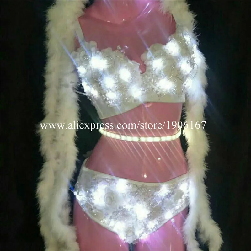 Led Sexy girl bra shorts 05