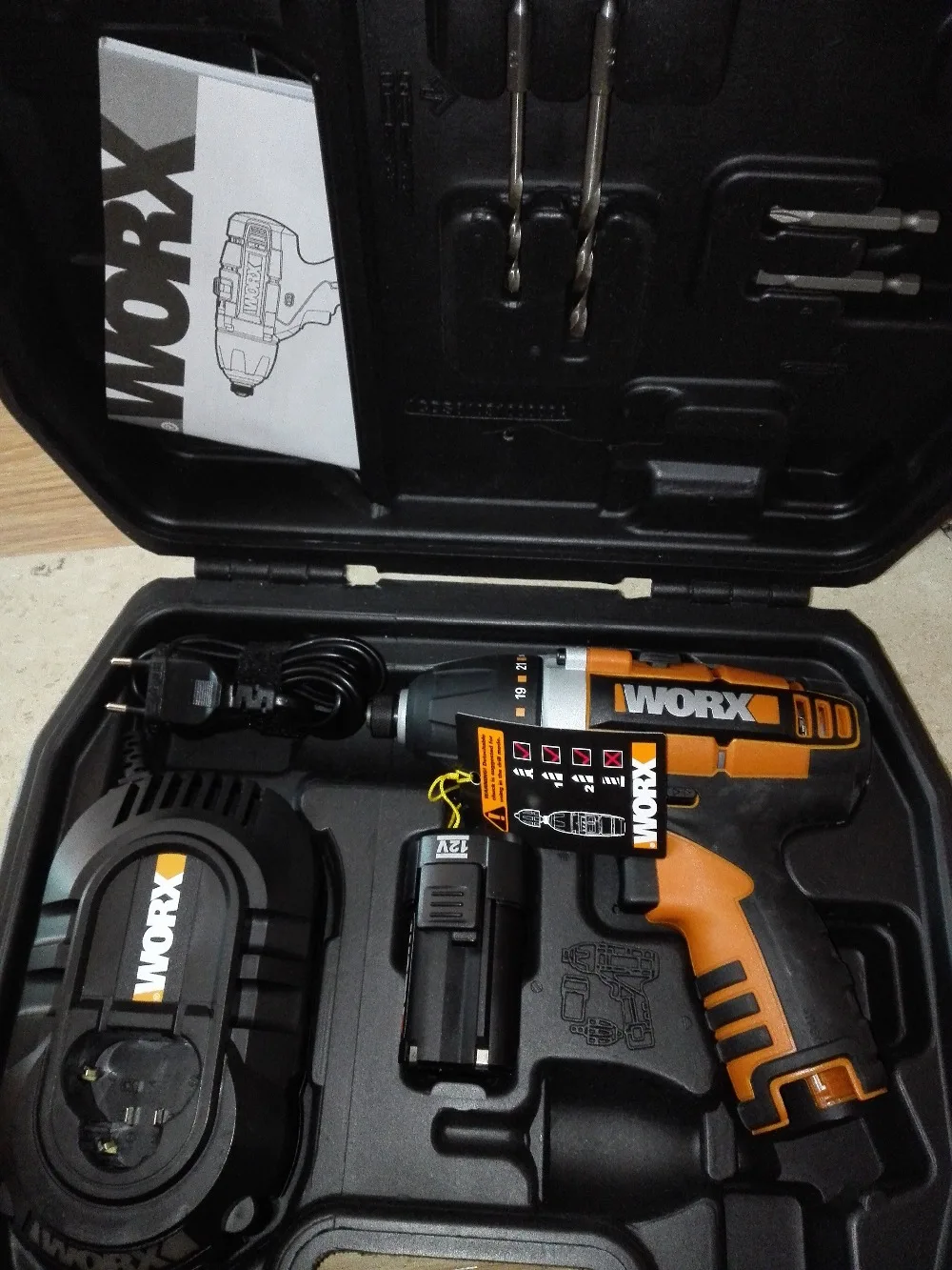 Worx WX288 12Volt Lithium Ion Impact Driver 3 function (screwdriver