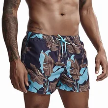 Sexy Men Beach Shorts Swim Boxers Shorts Swim Trunks Quick Dry Beach Surfing Running Swimming Breathable Mens Bathing Trunks