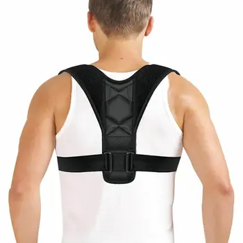 

2019 New Arrival Mens Body Wellness Posture Corrector Adjustable Shoulder Back Support Brace Belt Adjustable Support Belt