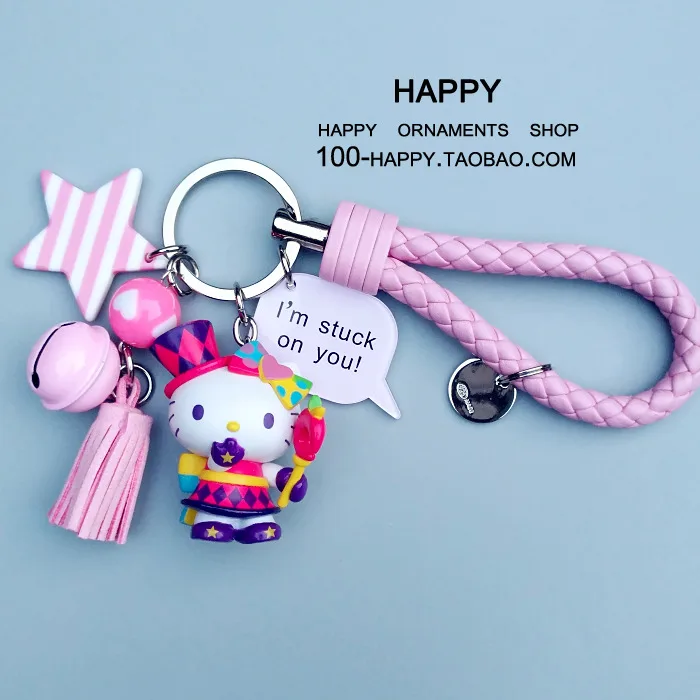 Брелок Корея оригинальность рисунок Hello Kitty Cat цепи женщина Фонд сумка