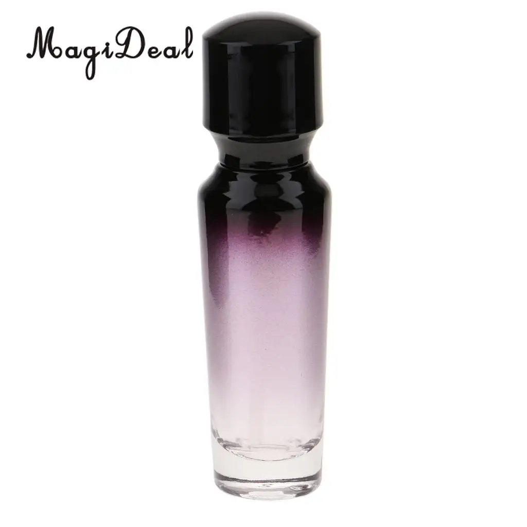 Empty Refillable Glass Container Makeup Cosmetic Face Cream Lotion Pump Bottle Jar Pot- 35ML