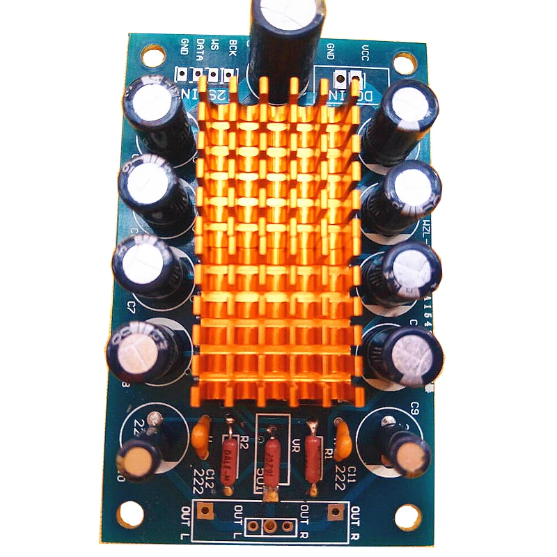 HIFI igc вход 8X TDA1543 параллельный декодер плата ЦАП цифровой плеер Модифицированная CDM4 проигрыватель звуковая карта T0761