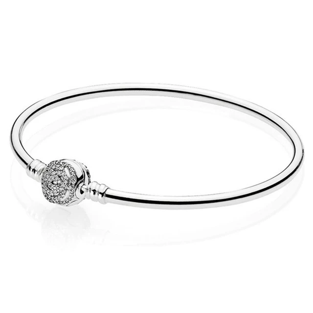 

SIEMTO 100%925 Standard Sterling Silver Charm LIMITED EDITION BEAUTY AND THE BEAST BANGLE WITH BELLE'S ENCHANTED 590748CZ CLASP