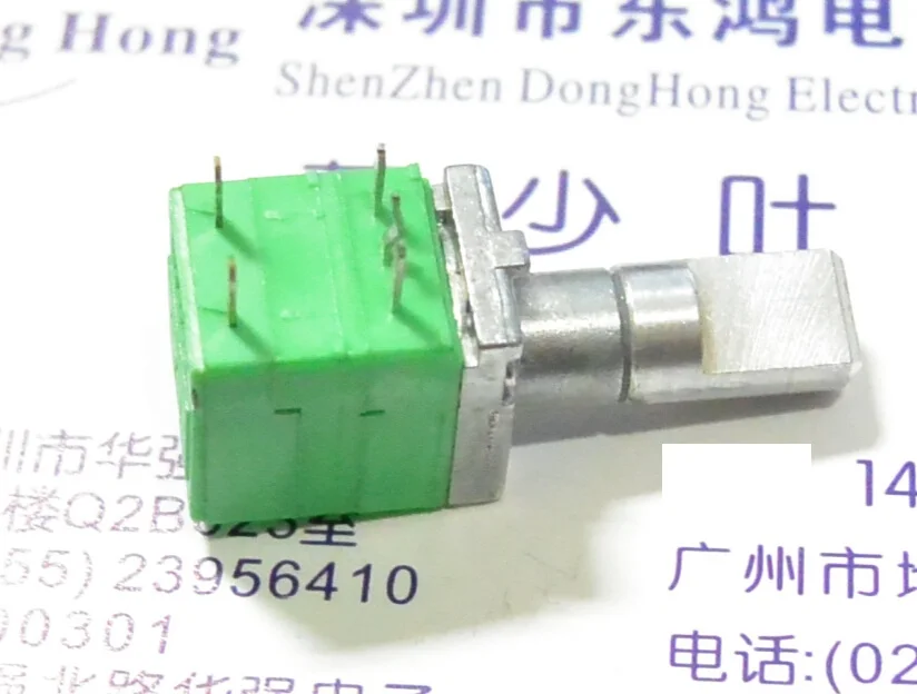 

5pcs F universal Yao RK097 type , precision potentiometer A10K, single band switch shaft, long 15MM without thread
