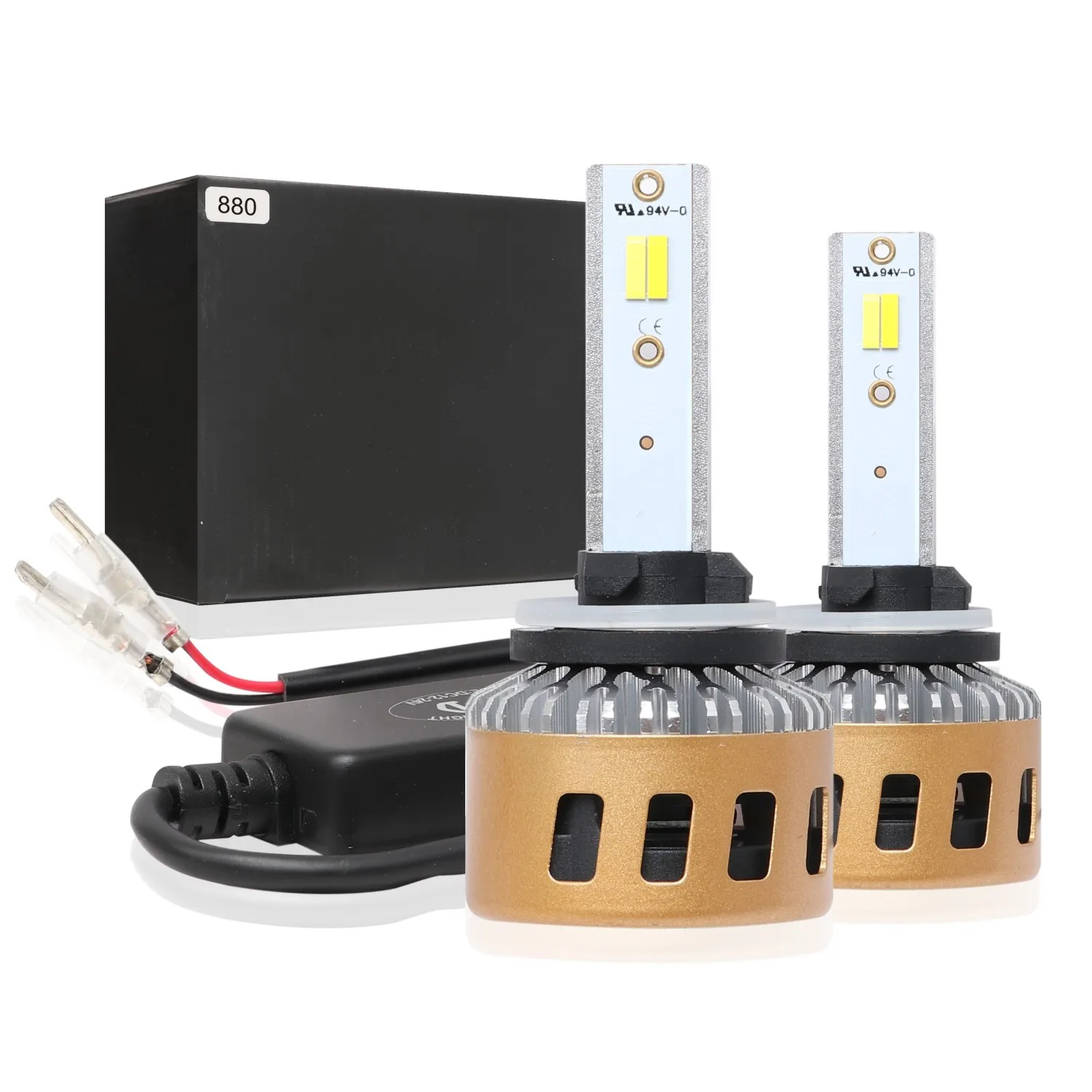 

2019 Car LED Headlight Kit 72W 880 8000LM LED Headlight Conversion Kit Car Beam Bulb Driving Lamp 6000K Car Lights Bulbs NEW