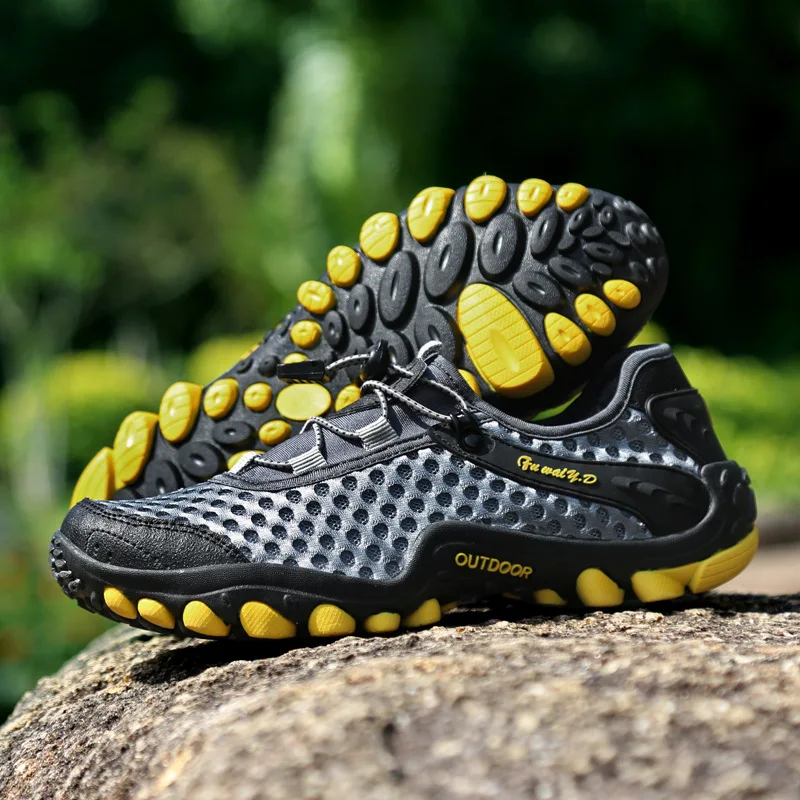 ZYYZYM الرجال الصيف الأحذية تنفس الرجال حذاء كاجوال أزياء رياضية Chaussure أوم لينة Zapatos هومبر في الهواء الطلق الرجال بارد الأحذية