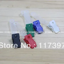 Оптовых партий 100 шт/партия 5 цветов ID карты пропуска держатель с виниловый ремешок высокого качества