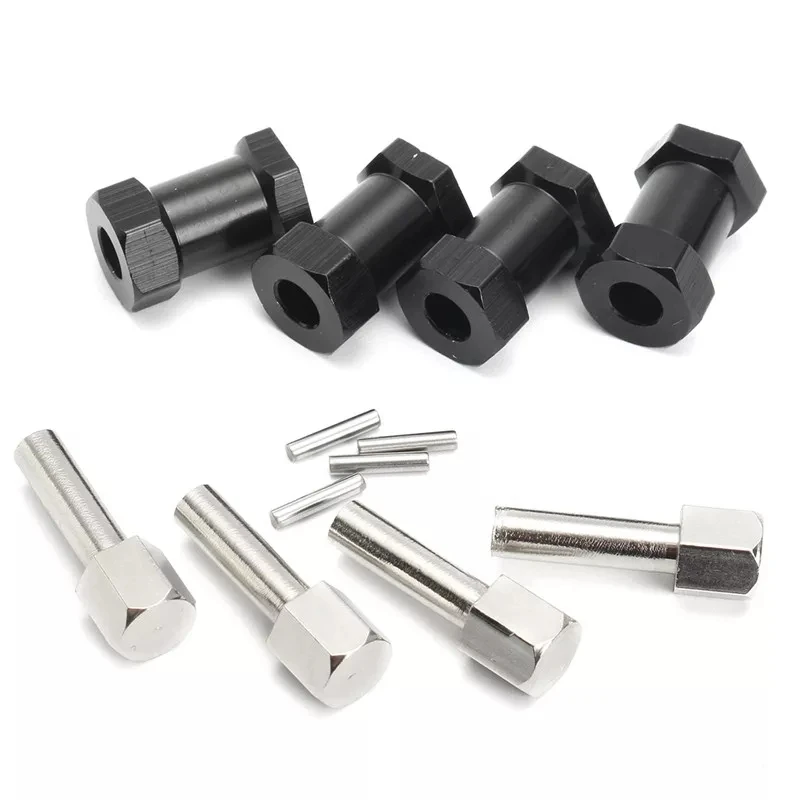 

12mm Hub Hex Wheel Drive Adapter 15/20mm Extension For 1/10 RC Crawler Car Parts SCX10 Wraith