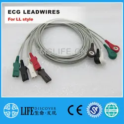 ЭКГ 5-проводов с застежкой для LL Стиль