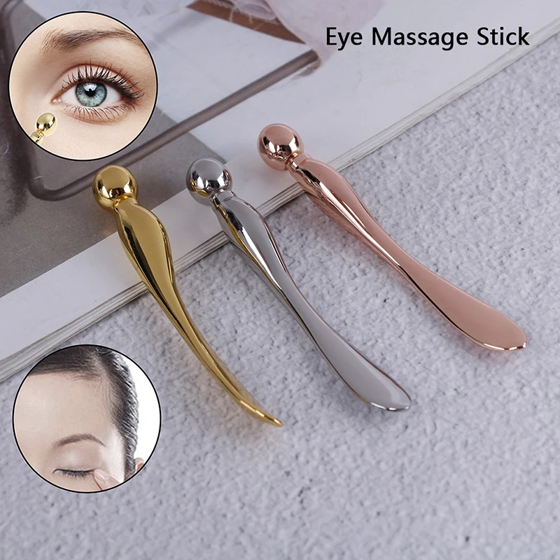 1Pcs Sleeping Spatula Face Lift Eye Massager Beauty Tools Dark Circles Eye Cream Divided Scoop Massage Stick