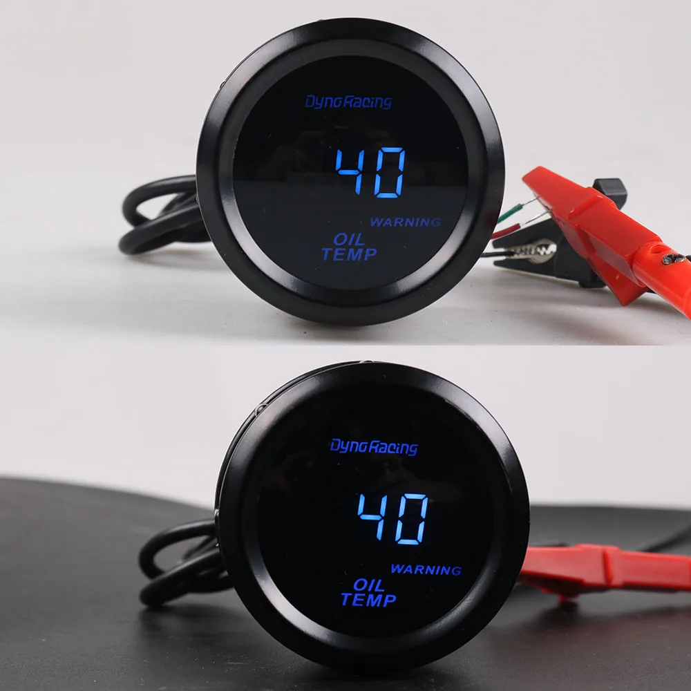 Medidor De Temperatura Do Óleo 12v 2in 40-140 Display 7 Core  Jm