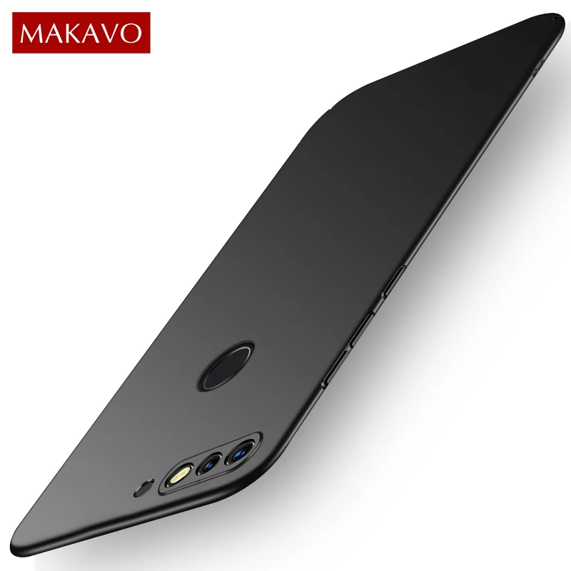 Для huawei Honor 7c чехол 360 Защита тонкий матовый Жесткий PC задняя крышка телефона для Y7