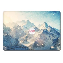 GOOYIYO-Лидер продаж наклейка для ноутбука верхняя виниловая наклейка Снежная горная древесина кожа для Macbook Air retina Pro Touch Bar наклейка