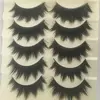 5Pairs/Set Natural Long Fake Eye Lashes Handmade Black Thick False Eyelashes Black Makeup Extension Tool ► Photo 1/6