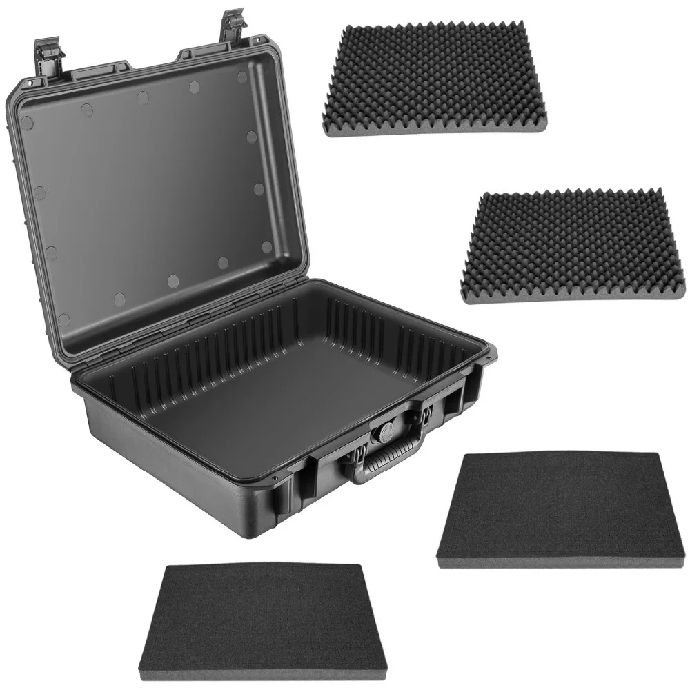Neewer Waterproof Durable Camera Case with Customizable Detachable Foam for Camera/Lens/Battery
