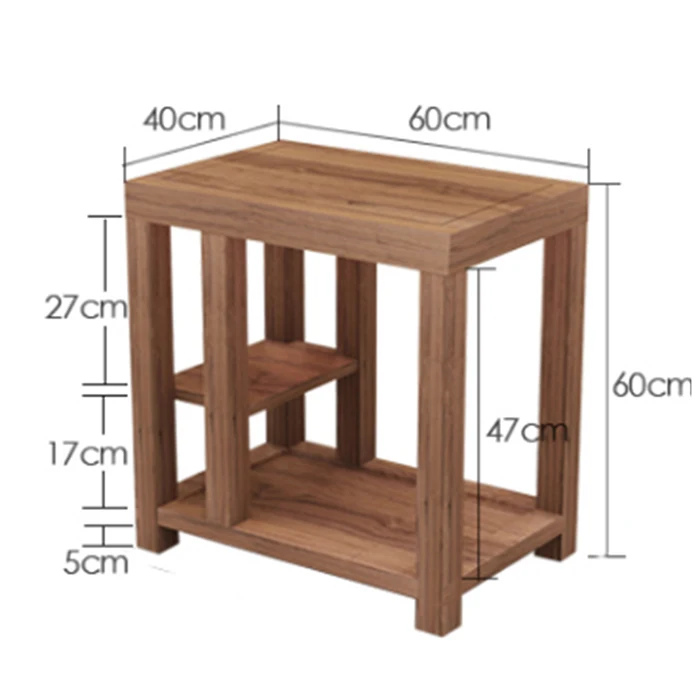 В китайском стиле однотонное деревянный чайный столик простой стол стул Комбинации Ретро деревянная мебель настраиваемые квадратный обеденный Ta - Цвет: Small tea table