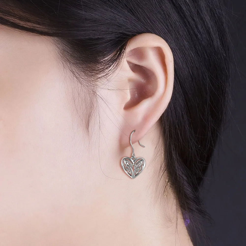 Серьги EUDORA CYE025 из серебра 925 пробы Роскошные блестящие серьги с крючком