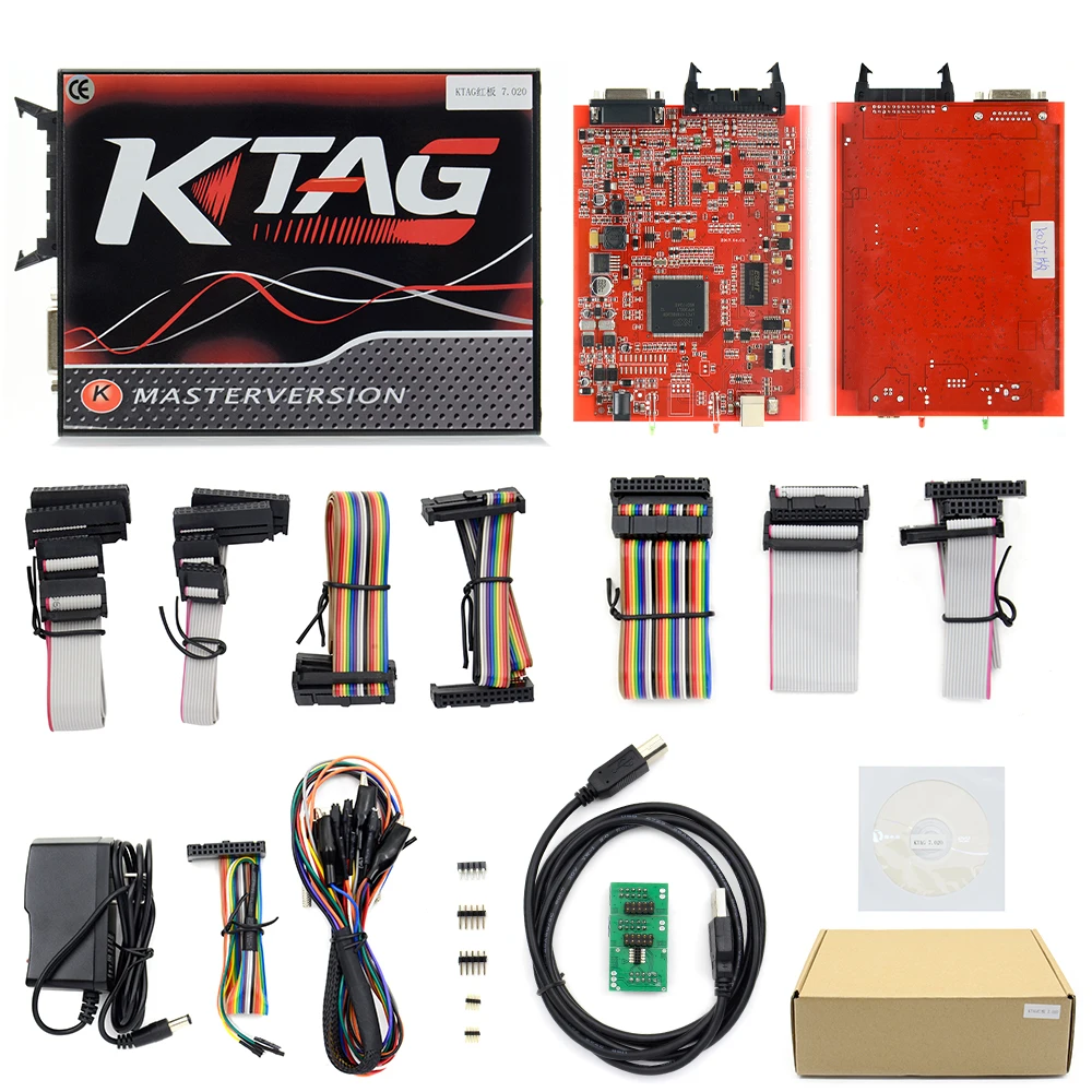 Новое поступление без жетонов Ktag K TAG V7.020 KESS V2 V5.017 SW V2.23 мастер ECU чип тюнинговый инструмент K-TAG 7,020 онлайн DHL бесплатно