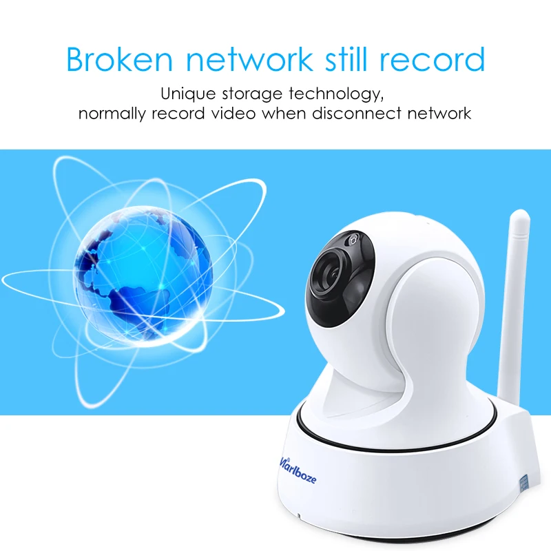  Marlboze 1080P HD Wireless Wifi IP Camera Home Security Surveillance Camera Onvif P2P IR-Cut P/T Ni - 32719563812